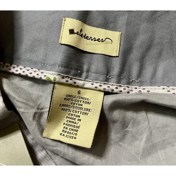 NWT Anthropologie Elevenses Gray Cotton Mini Skirt Size 6 - Picture 8 of 10